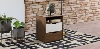 Muebles Dico Buró brunei nogal con blanco oferta