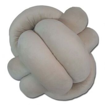 Muebles Dico Cojín grande nudo terciopelo beige oferta
