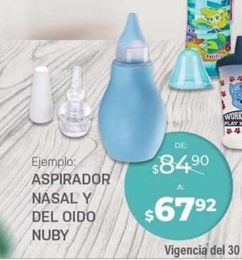 Aspirador nasal y del oido nuby