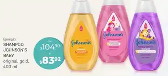 DelSol Shampoo johnson's baby original gold 400ml oferta