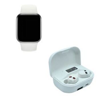 El Bodegón Reloj inteligente y audifonos bluetooth kit audifonos craneo + smartwatch oferta