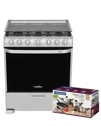 Liverpool Estufa a gas mabe 77 cm combo 7660cfix1bat oferta