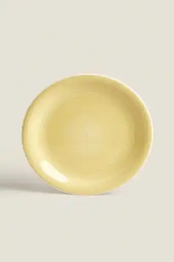 Plato llano loza espiral