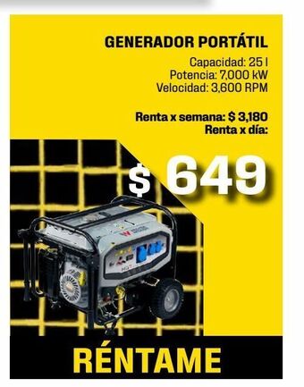 Generador portatil