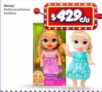 Bodega Aurrerá Disney muñecas princess toddlers oferta