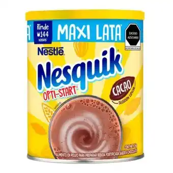 Sam's Club Chocolate en polvo nesquik nestlé maxi lata 2 kg oferta