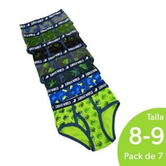 Sam's Club Calzoncitos para niño jurassic world talla 8-9 pack con 7 pzas oferta