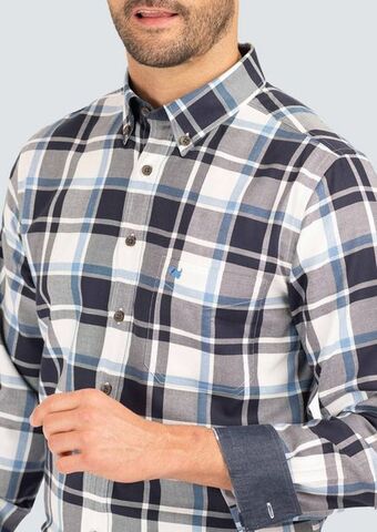 Camisa giles slimfit manga larga
