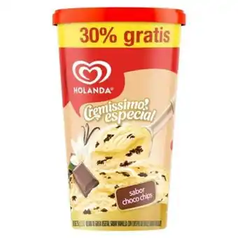 Soriana Súper Helado de chocochips holanda 1.3 lt oferta