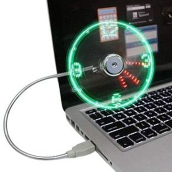 El Bodegón Ventilador led reloj gadgets&fun usb oferta