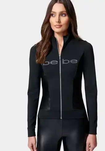 Bebe Bebe logo zip up jacket oferta