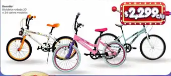 Bodega Aurrerá Benotto bicicleta rodada 20 o 24 varios modelos oferta