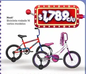 Bodega Aurrerá Next bicicleta rodada 16 varios modelos oferta