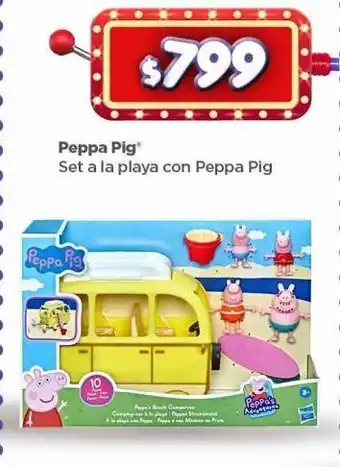 Peppa pig set a la playa
