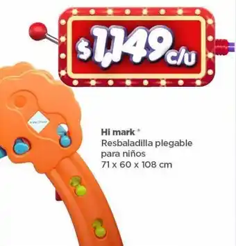 Hi mark resbaladilla plegable para niños