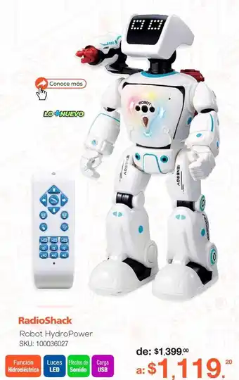 RadioShack Rc robot rs programable agua oferta