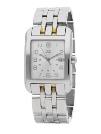 Nacional Monte de Piedad Reloj swiss army para caballero en acero inoxidable. oferta