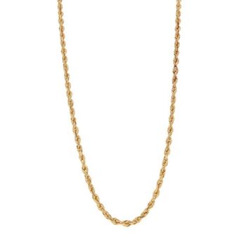 Nacional Monte de Piedad Collar eslabón torzal en oro amarillo 14 kilates. oferta