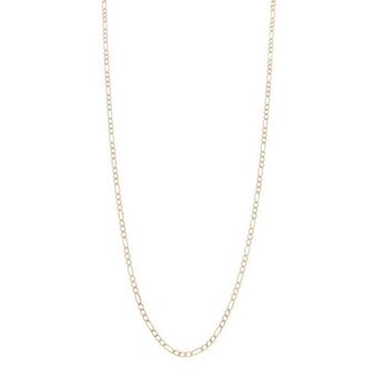Nacional Monte de Piedad Collar de tres eslabones por uno en oro amarillo 14 kilates. oferta