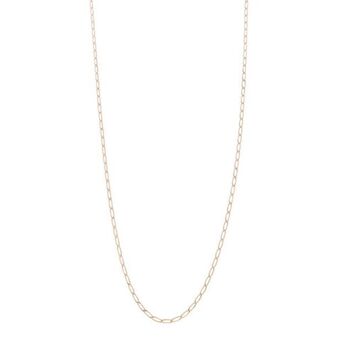 Nacional Monte de Piedad Collar eslabón encontrado en oro amarillo 14 kilates. oferta