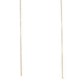 Nacional Monte de Piedad Collar eslabón barbado en oro amarillo 18 kilates. oferta