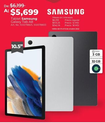 Office Depot Tablet samsung galaxy a8 oferta