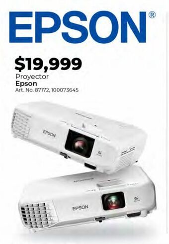 Office Depot Proyector epson oferta
