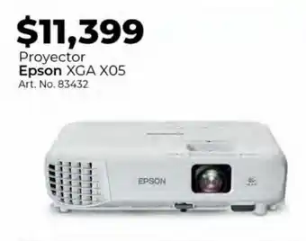 Office Depot Proyector epson xga x05 oferta