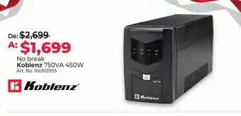 Office Depot No break koblenz 750va oferta