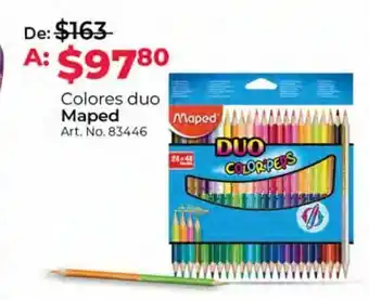 Office Depot Colores duo maped oferta