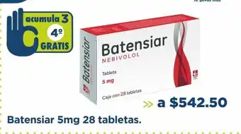 Farmacia San Pablo Batensiar 5mg 28 tabs oferta