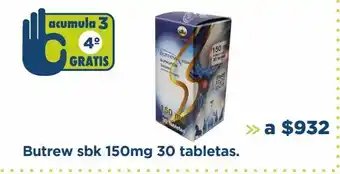 Farmacia San Pablo Butrew sbk 150mg 30 tabs oferta
