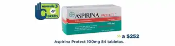 Farmacia San Pablo Aspirina protect 100mg 84 tabs oferta