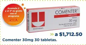 Comenter 30mg 30 tabs