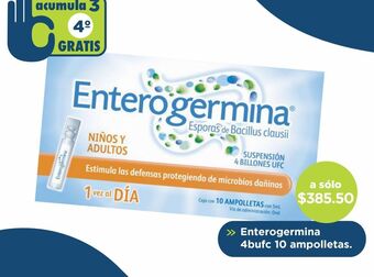 Farmacia San Pablo Enterogermina 4bufc 10 ampolletas oferta
