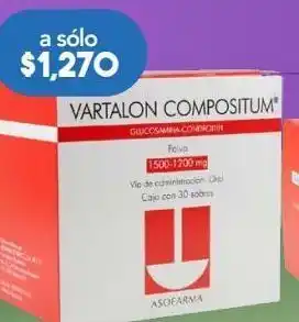 Farmacia San Pablo Vartalon compositum pol 1500mg sob c/30 oferta