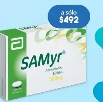 Farmacia San Pablo Samyr tab 500mg caj c/10 oferta