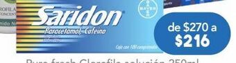 Farmacia San Pablo Saridon com 500/50mg caj c/100 oferta