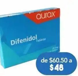 Difenidol tab 25mg c/30 aurax