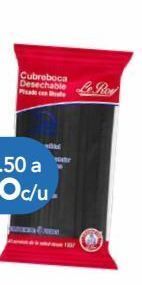 Farmacia San Pablo Le roy cubreboca desech plisa neg c/5pzs oferta