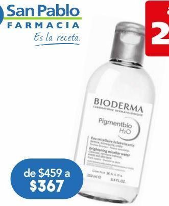 Farmacia San Pablo Bioderma pigmentbio h2o env c/250ml oferta