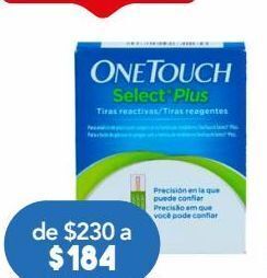 Farmacia San Pablo One touch select plus tiras reac c/25pzs oferta