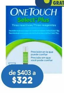 Farmacia San Pablo One touch select plus tiras reac c/50pzs oferta