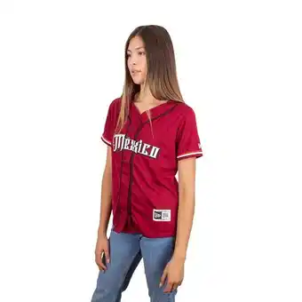 New Era Jersey alternativo diablos rojos del méxico lmb para mujer oferta
