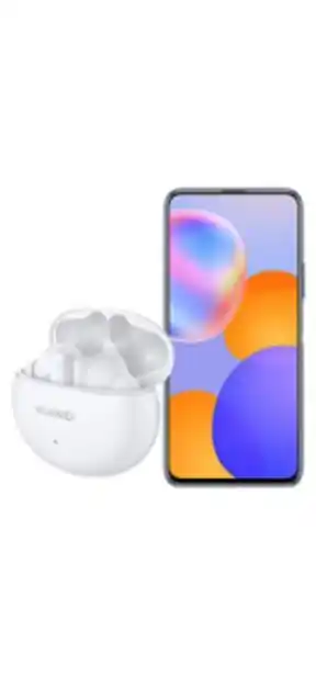 Huawei y9a 128 gb plata con freebuds