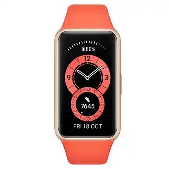 Sanborns Smartwatch huawei band 6 naranja oferta