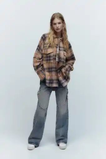 Sobrecamisa oversize cuadros
