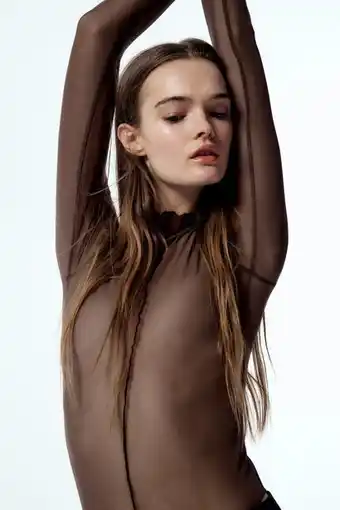 ZARA Body tul costuras oferta