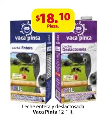 Zorro Vaca Pinta Leche entera y deslactosada 12-1 lt oferta