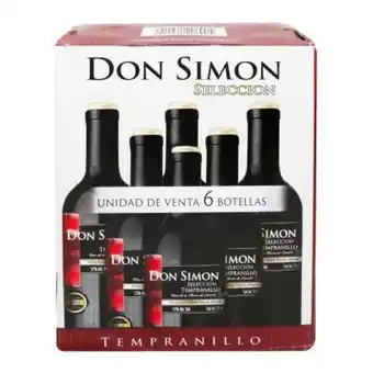 Sam's Club Vino tinto don simon tempranillo 6 pzas 750 ml c/u oferta
